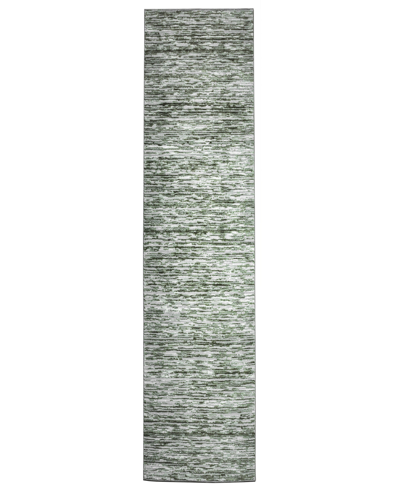 Km Home Closeout!  Davide 1228 2'2" X 7'7" Runner Area Rug In Green