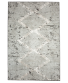 Km Home Closeout!  Davide 1230 5'3" X 7'3" Area Rug In Gray