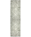Km Home Closeout!  Davide 1230 2'2" X 7'7" Runner Area Rug In Green