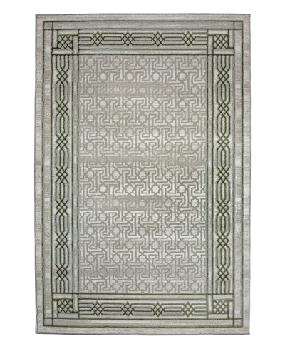 Km Home Closeout!  Davide 1231 5'3" X 7'3" Area Rug In Green