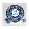 Just Candy Father's Day Candy Gift Tin With Chocolate Lindor Truffles By Lindt Large Plastic Tin With Sticker B In Assorted Pre-pack