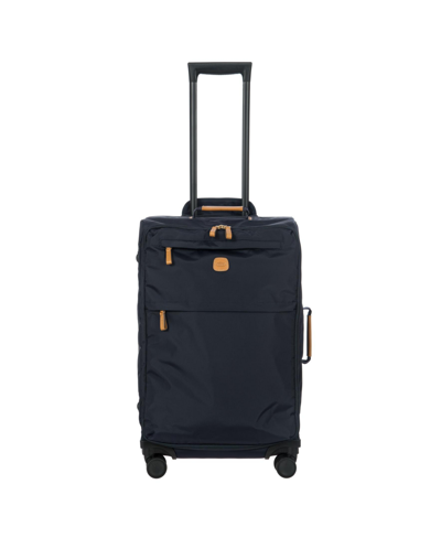Bric's Milano X-bagâ 25" Spinner With Frame In Ocean Blue