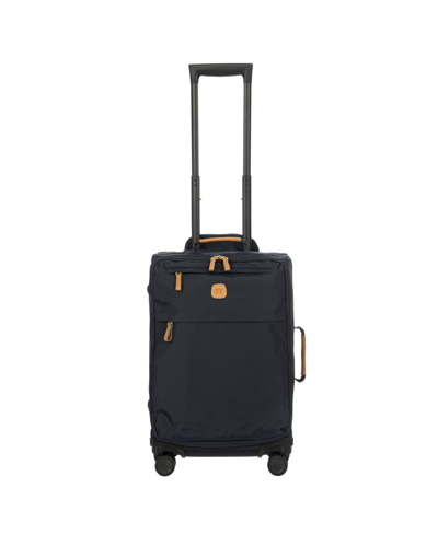 Bric's Milano X-bagâ 21" Carry-on Spinner With Frame In Ocean Blue