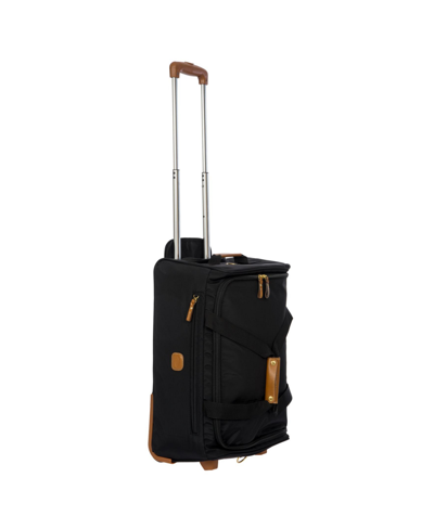 Bric's Milano X-bag 21" Carry-on Rolling Duffle Bag In Black