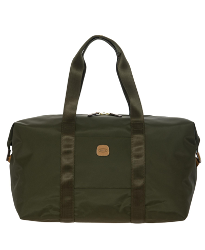 Bric's Milano X-bag 18'' Folding Duffle In Olive