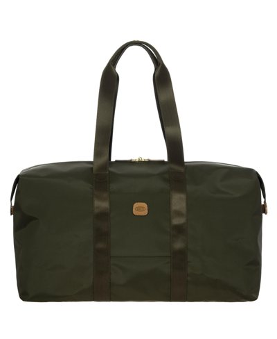 Bric's Milano X-bag 22'' Folding Duffle In Olive