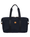 Bric's Milano X-bag 18'' Folding Duffle In Ocean Blue