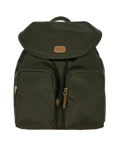 Bric's Milano X-bag City Backpack Piccolo In Olive