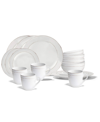American Atelier Olivia Dinnerware Set, 16 Piece In White