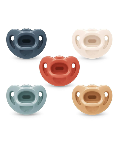 Nuk Comfy Orthodontic Pacifiers, 6-18 Months, 5 Pack In Assorted Pre-pack