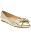 JACK ROGERS WOMEN'S DEBRA POINTED-TOE SLIP-ON BOW BALLET FLATS