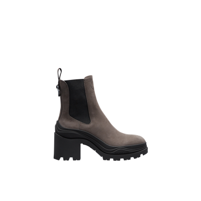 Moncler Collection Bottes Envile Chelsea In Brown