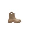 Moncler Misty Rubber Rain Boots In Brown
