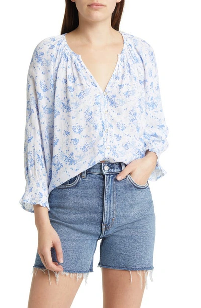 Rails Mariah Blouse In Blue Blossoms