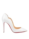Christian Louboutin Hot Chick Scallop Pointed Toe Pump In White