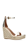 KURT GEIGER KURT GEIGER LONDON SHOREDITCH ESPADRILLE PLATFORM WEDGE SANDAL