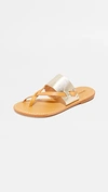 SOLUDOS SLOTTED THONG SANDALS