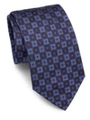 BRIONI Textured Square Silk Tie,0400094950076