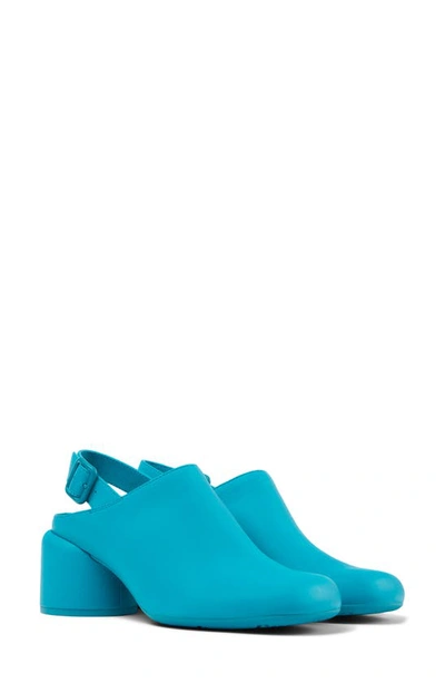 Camper Niki 65mm Blook Heel Pumps In Medium_blue