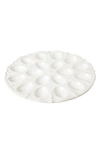 Juliska Berry & Thread Deviled Egg Platter - Whitewash In Whitewash