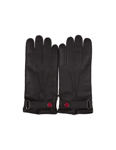 Kiton Gloves In Blk