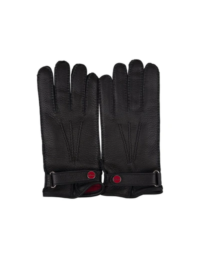 Kiton Gloves In Blk