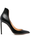 Francesco Russo High-heel Pointed-toe Pumps In Black
