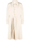 Giuliva Heritage Tied-waist Trench Coat In Ivory