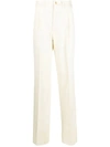 Giuliva Heritage Vito Pleated Wool-twill Trousers In White