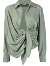 Jacquemus Shirt  Woman Color Green In Khaki