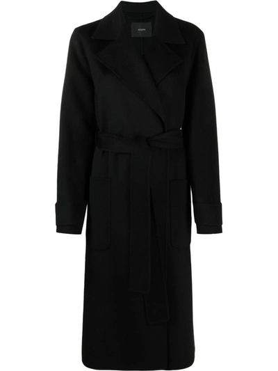 Joseph Cashmere Coat In Black