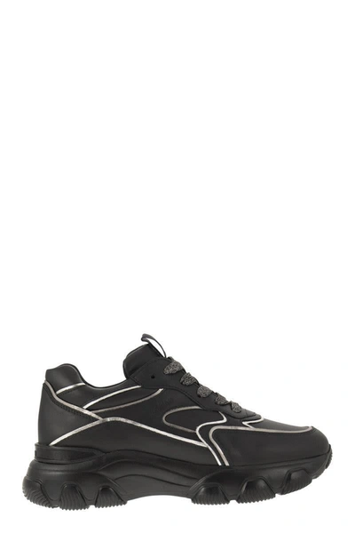 Hogan Hyperactive - Sneakers In Black/silver