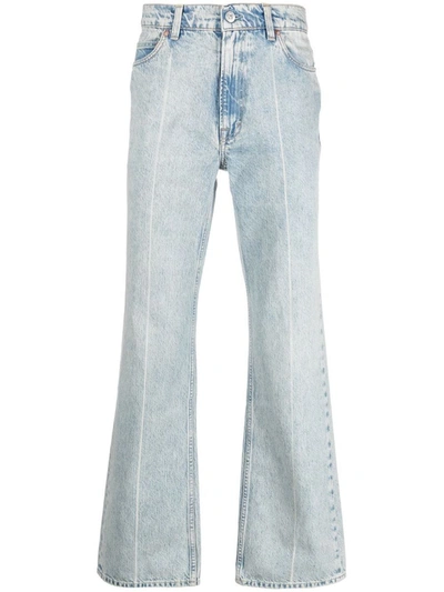 Our Legacy 70s Cut Bleached High-rise Jeans In Denim