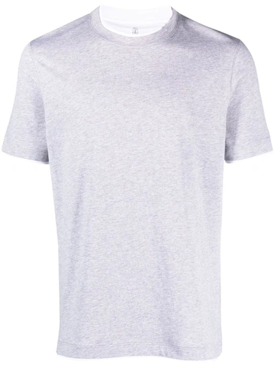 Brunello Cucinelli Cotton T-shirt In Grey