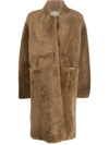 FURLING BY GIANI FURLING BY GIANI LONG REVERSIBLE COAT