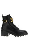 TOD'S TOD'S CHAIN LEATHER ANKLE BOOTS