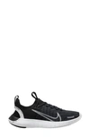 Nike Free Run Flyknit Next Nature Running Shoe In Black/white/anthracite