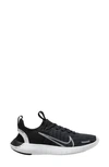 Nike Free Run Flyknit Next Nature Running Shoe In Black/ White