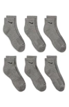 NIKE DRI-FIT 6-PACK EVERYDAY PLUS CUSHIONED LOW SOCKS