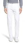 AG TELLIS SUEDED STRETCH SATEEN SLIM LEG PANTS