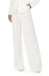 Milly Women's Noelani Twill Straight-leg Pants In White