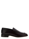 The Row Burgundy Mensy Loafers In Bordeaux