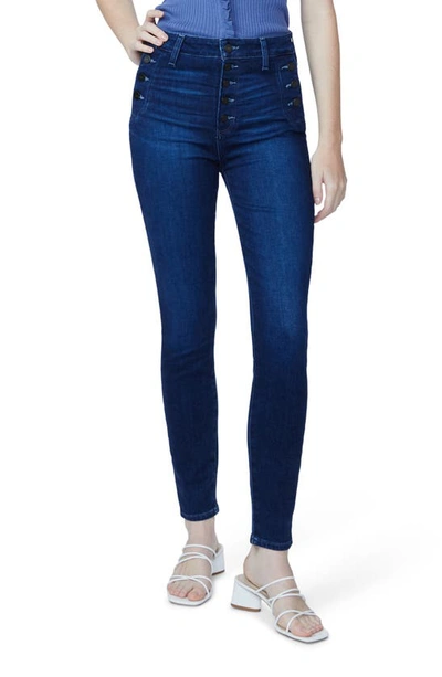 Paige Hoxton High Rise Straight Jeans Brentwood In Newbie