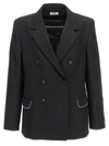 Off-white Off White Blazer 'ow Emb' In Black