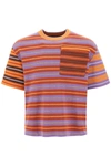Jacquemus Striped T-shirt In Multicolor
