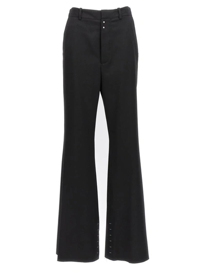 MM6 MAISON MARGIELA MM6 MAISON MARGIELA STITCHING FLARED PANTS