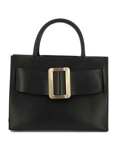 Boyy Bobby 23 Leather Shoulder Bag In Black