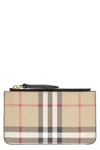 BURBERRY BURBERRY FABRIC KEY-HOLDER POUCH