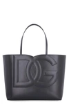 DOLCE & GABBANA DOLCE & GABBANA DG LOGO LEATHER TOTE BAG