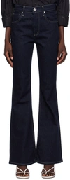 Citizen Of Humanity Mid-rise Flared Jeans In Solace (black